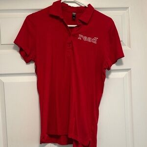 Vibrant Red District Made Shirt